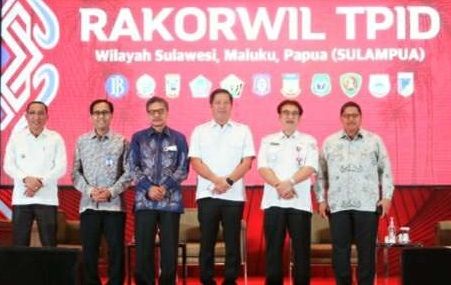 Wagub Steven Kandouw usai menghadiri serta membuka secara langsung Rapat Koordinasi Wilayah (Rakorwil) TPID Sulawesi, Maluku, Papua (Sulampua) do hotel Four Point Manado. (Foto::Istimewa)