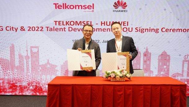 Huawei dan Telkomsel Siap Kembangkan Kota Berbasis 5G