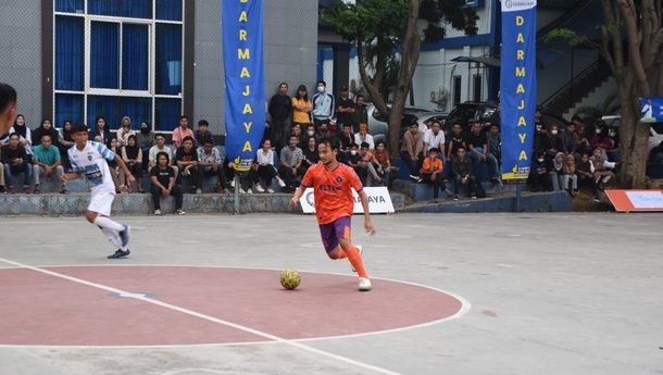 IIB Darmajaya Melaju ke Final Pomprov Cabang Futsal 2022