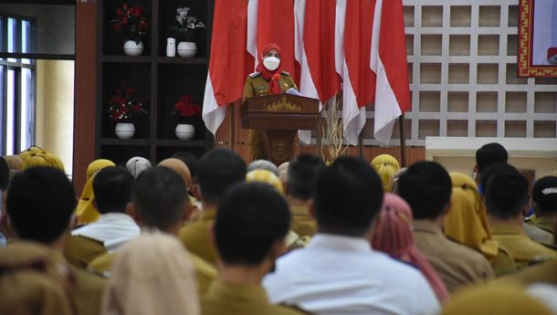 Sempat Tertunda, 670 PNS Pemkot Bandar Lampung Akhirnya Terima SK Kenaikan Pangkat