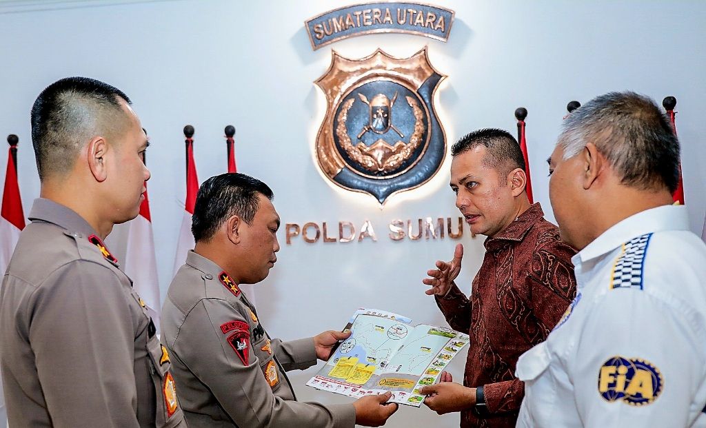 Polda Sumut Dukung Danau Toba Rally 2022 - Hallomedan.co