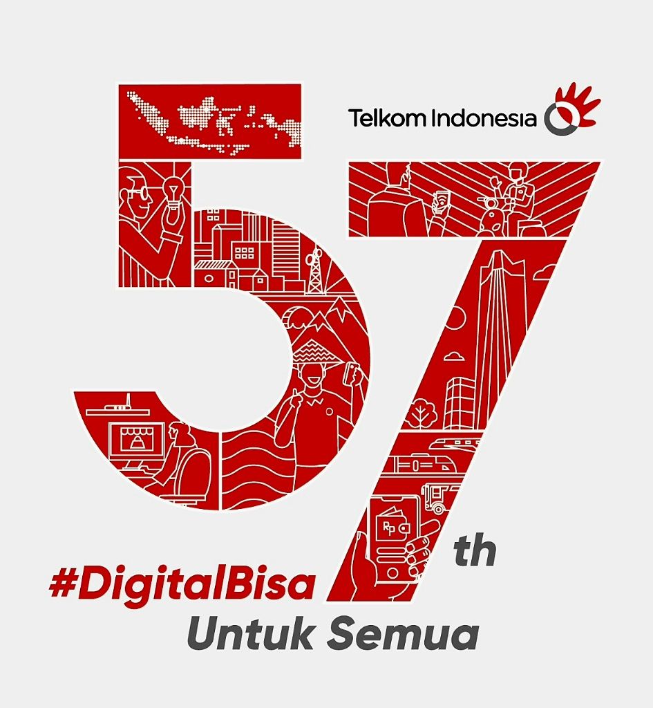 57 Tahun Telkom Indonesia, Akselerasi Terwujudnya Kedaulatan Digital ...