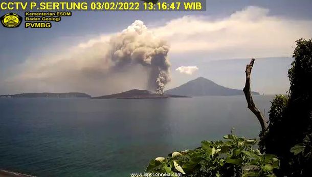 Gunung Anak Krakatau Kembali Erupsi, Tinggi Abu Vulkanik Capai 1,5 Km