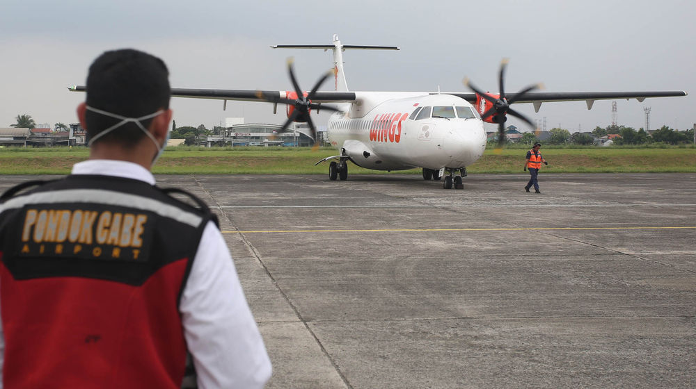 Persiapan Bandara Pondok Cabe - Panji 2.jpg