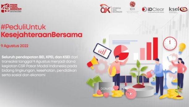 Peringati HUT ke-45 Pasar Modal, SRO Gelar Kegiatan CSR