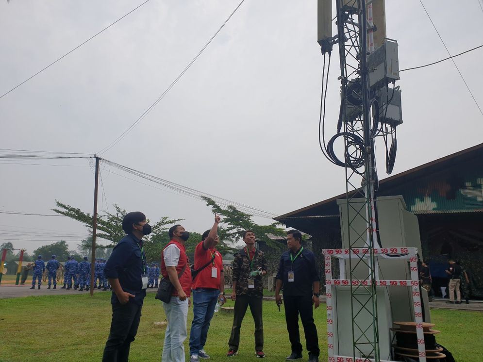 Telkomsel secara konsisten mendukung kesuksesan Latihan Perang Latma Super Garuda Shield di Puslatpur TNI OKU Timur.