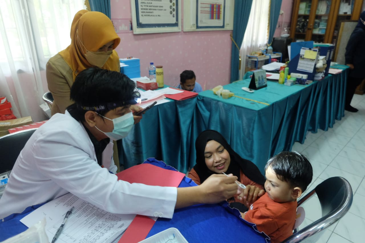Dinas Kesehatan Kota Balikpapan Gerncarkan Imunisasi