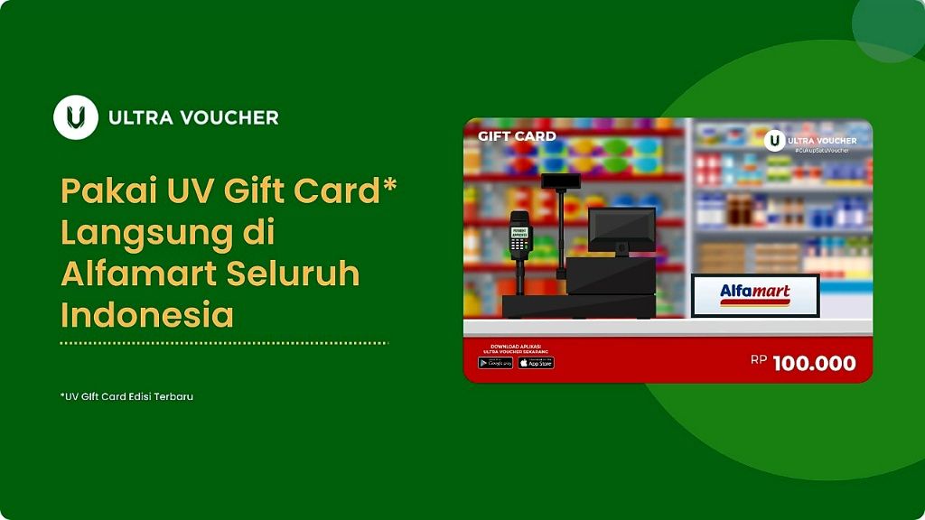 Ilustrasi UV GIftcard Alfamart