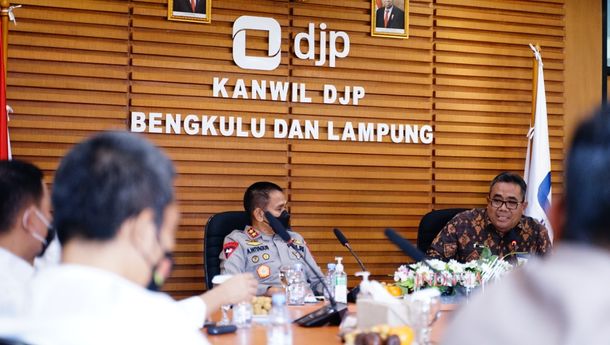 DJP BeLa Apresiasi Sinergi Polda Lampung Himpun Penerimaan Pajak