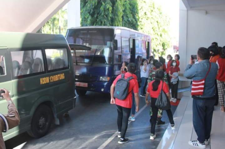 Pelepasan siswa sekolah presiden.(Foto:Istimewa)