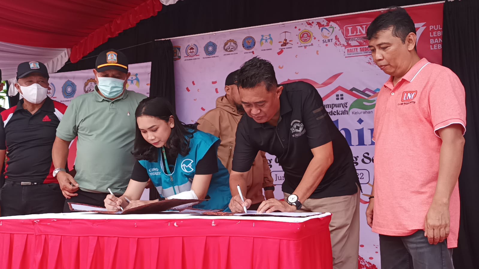 Peresmian Kampung Sedekah di Kelurahan Karang Rejo Kecamatan Balikpapan Tengah