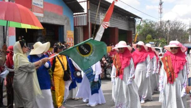 Badan Kontak Majelis Taklim Kabupaten Belu Gelar Lomba Gerak Jalan Indah