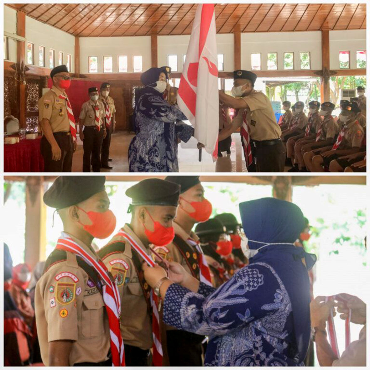 Bupati Sragen Lepas Kontingen Pramuka Penggalang ke Jambore Nasional XI