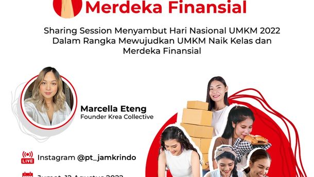 Dalam Rangka Hari UMKM Nasional, Jamkrindo Dukung UMKM Naik Kelas & Merdeka Finansial