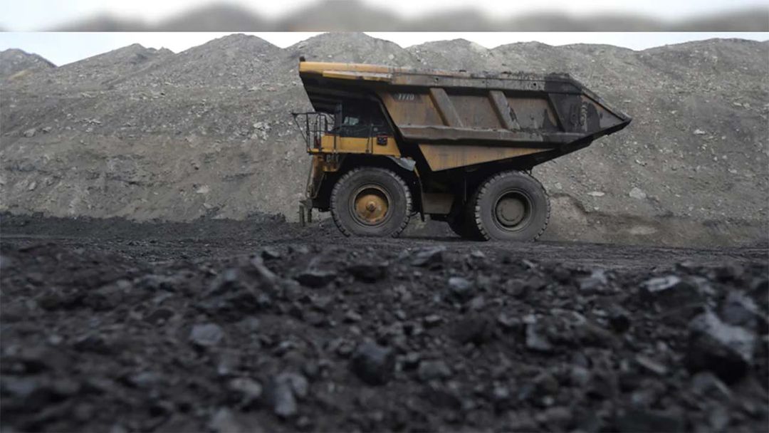 Ilustrasi tambang batu bara. 