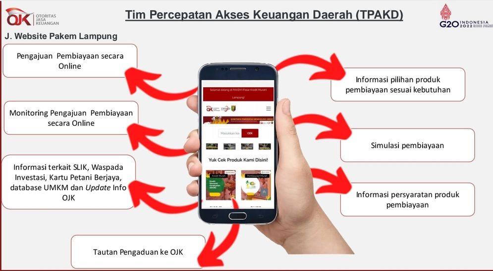 Ilustrasi kemudahan website Pakem Lampung.
