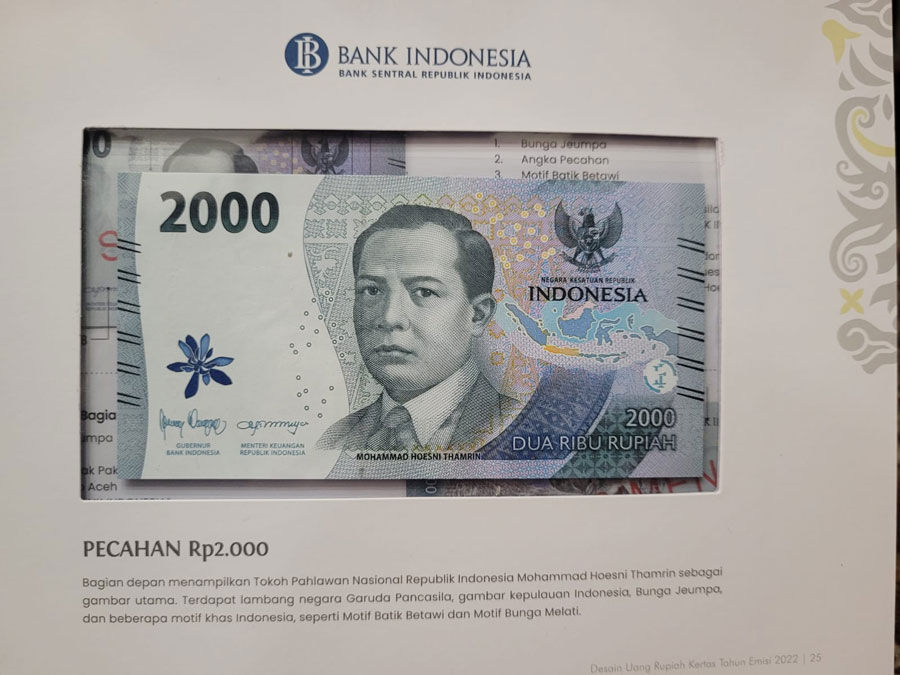 Hari Ini Bi Luncurkan Pecahan Uang Rupiah Kertas Tahun Emisi 2022