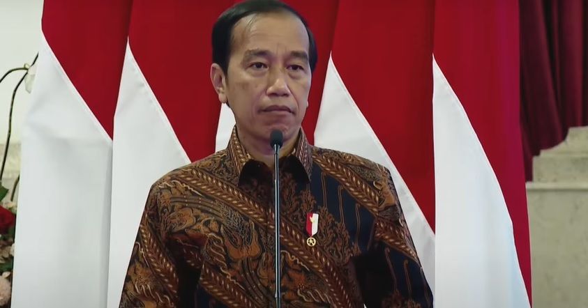 Presiden RI Jokowi saat pembukaan Rakornas Pengendalian Inflasi, 18 Agustus 2022. 