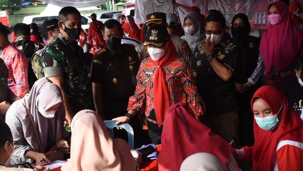 Pemkot Bandar Lampung Ajak Masyarakat Ikut Vaksinasi Merdeka