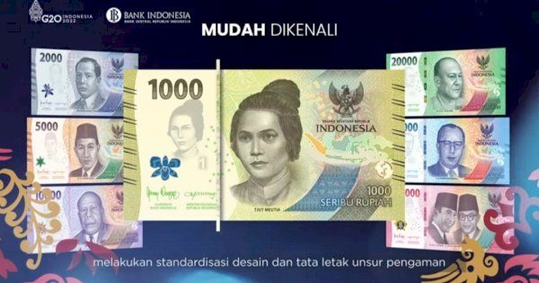 7 Pecahan Uang Rupiah Baru Resmi Diluncurkan