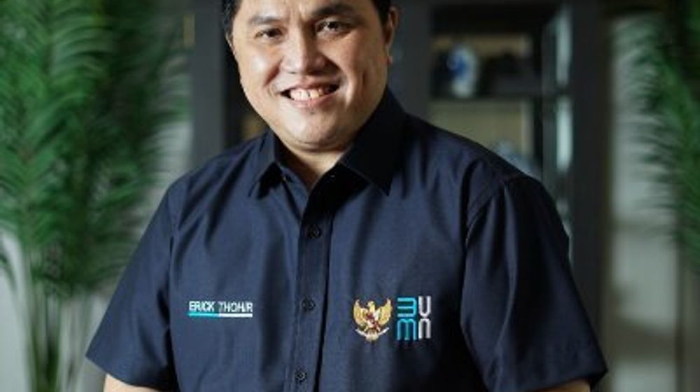 Lancarkan Ekonomi Warga, Erick Thohir Resmikan Jembatan di Banten
