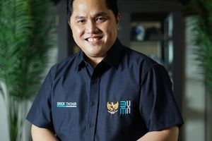 Lancarkan Ekonomi Warga, Erick Thohir Resmikan Jembatan di Banten