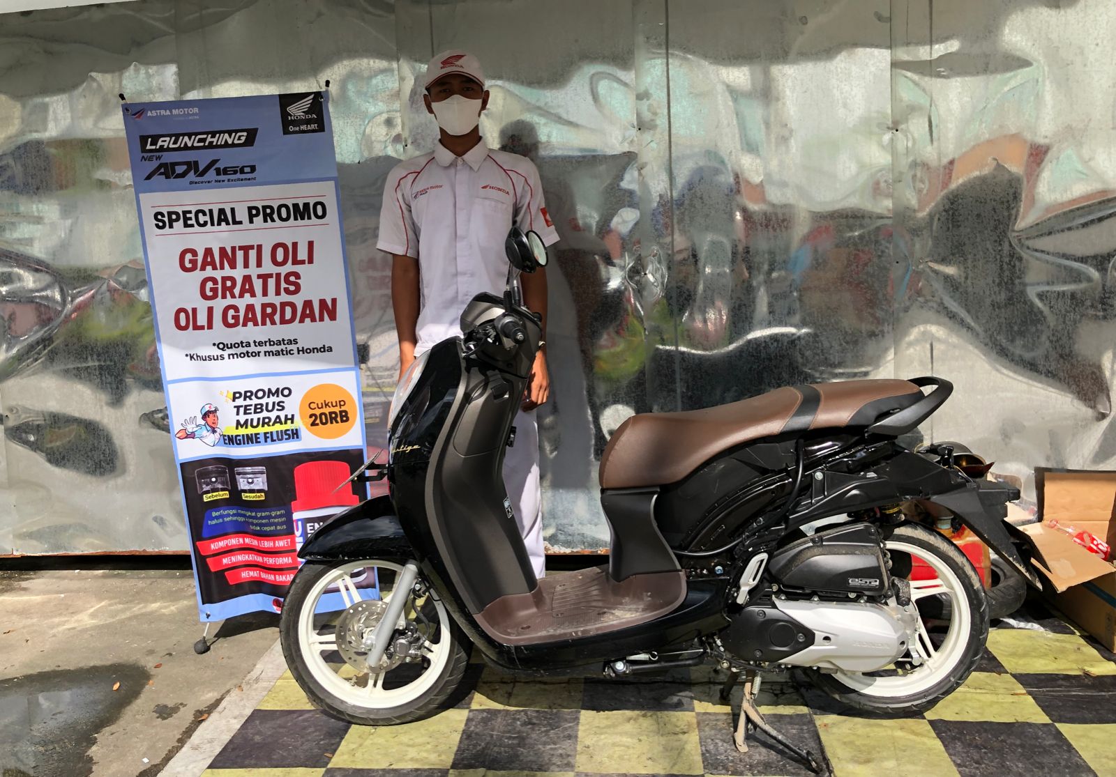 Buruan Kuota Terbatas!! Special Promo Service di Launching New Honda ADV160