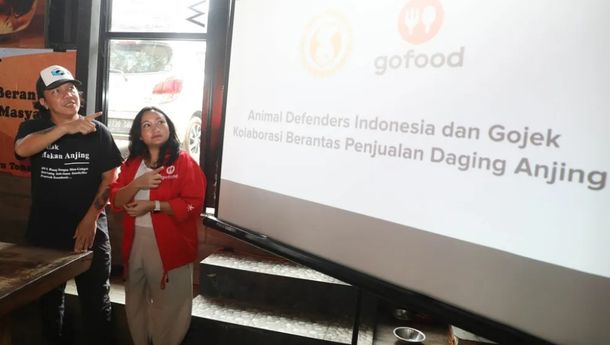 Gojek Bersama Animal Defenders Indonesia Berantas Penjualan Daging Hewan Non Ternak