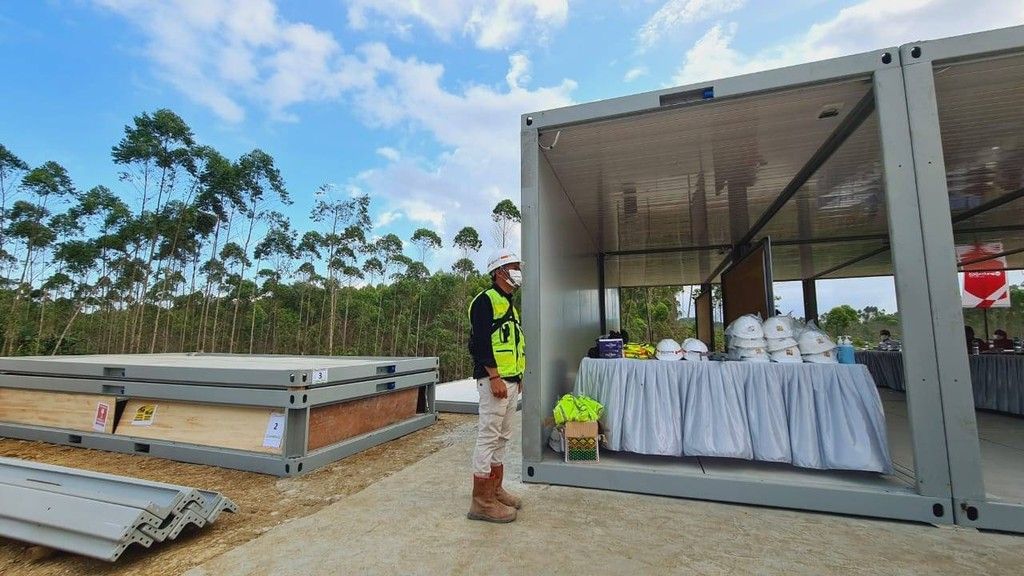 Proyek pembangunan 22 tower perumahan pekerja IKN sudah dimulai dengan target penyelesaian 3 bulan. Foto: Ditjen Perumahan PUPR.
