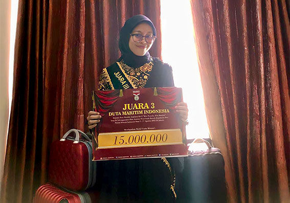 Terinspirasi Film Berlatar Laut, Mahasiswi ISI Surakarta Raih Juara 3 Pemilihan Duta Maritim Indonesia