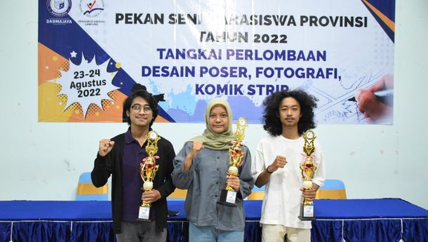 Juara Peksimiprov Lampung 2022, Tiga Mahasiswa Darmajaya Menuju Peksiminas