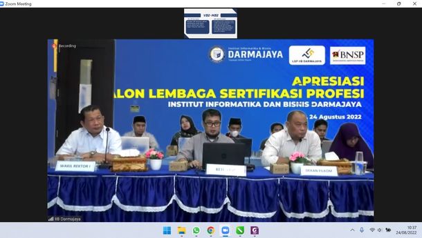 Cetak Lulusan Bersertifikasi Nasional, IIB Darmajaya Bentuk LSP