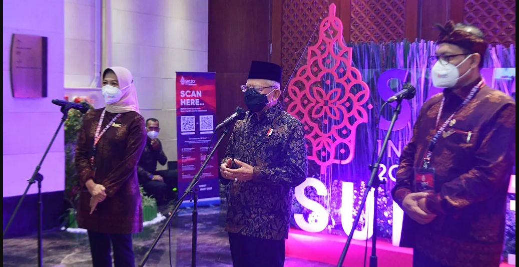 Wakil Presiden (Wapres) Ma’ruf Amin menghadiri Konferensi Tingkat Tinggi (KTT) Supreme Audit Institutions 20 (SAI20). Kredit Foto (Wapresri.go.id)