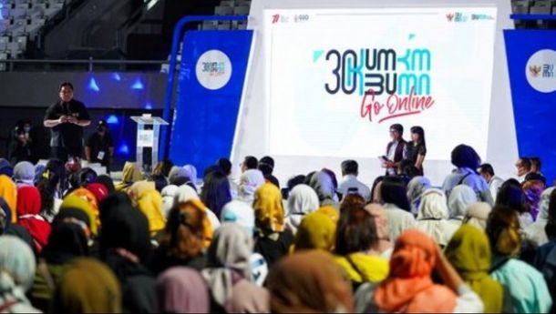 50 Ribu UMKM Go Digital, Kementerian BUMN Gandeng Shopee hingga Gojek