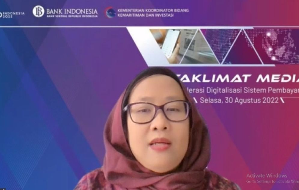 Kepala Grup Departemen Kebijakan Sistem Pembayaran (DKSP) Bank Indonesia, Fitria Irmi Triswati 