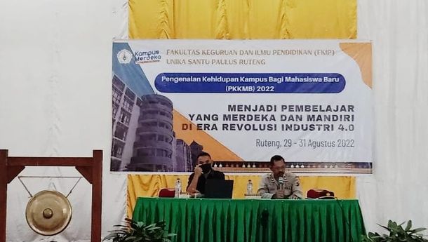 Rangkaian Seminar Warnai Hari Pertama Kegiatan PKKMB FKIP Unika Santu Paulus Ruteng