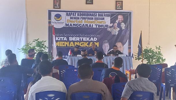 Rakorda Partai Nasdem 2022, David Sutarto Siap Maju Pilkada Matim 2024