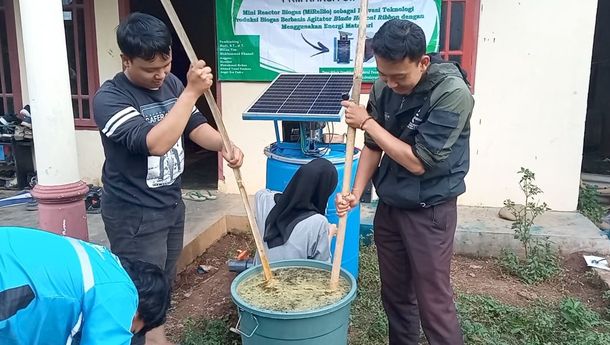 Mahasiswa ITERA Ciptakan Reaktor Biogas Mini sebagai Alternatif Elpiji