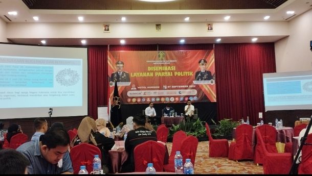 Jelang Persiapan Pemilu 2024, Kemenkumham Lampung Gelar Desiminasi Layanan Parpol