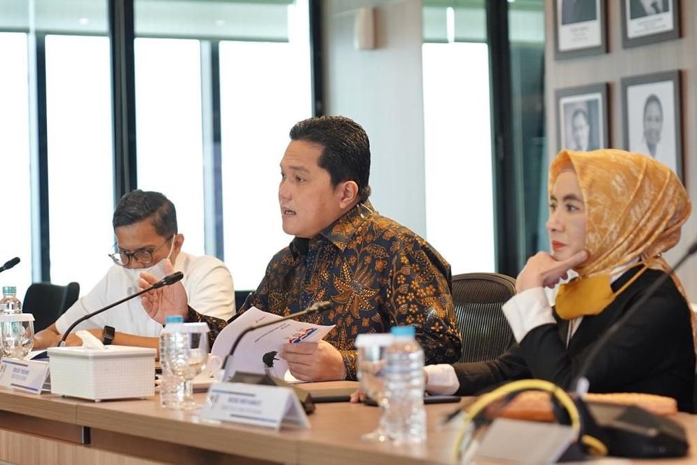 Menteri BUMN Erick Thohir meminta tambahan alokasi Penyertaan Modal Negara (PMN) sebesar Rp7,88 triliun. 
