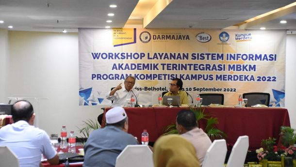 Direktorat MBKM Darmajaya Workshop Layanan Sistem Informasi Akademik Terintegrasi