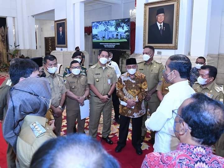 Rapat pengendalian inflasi di Istana Negara. (Foto:Istimewa)