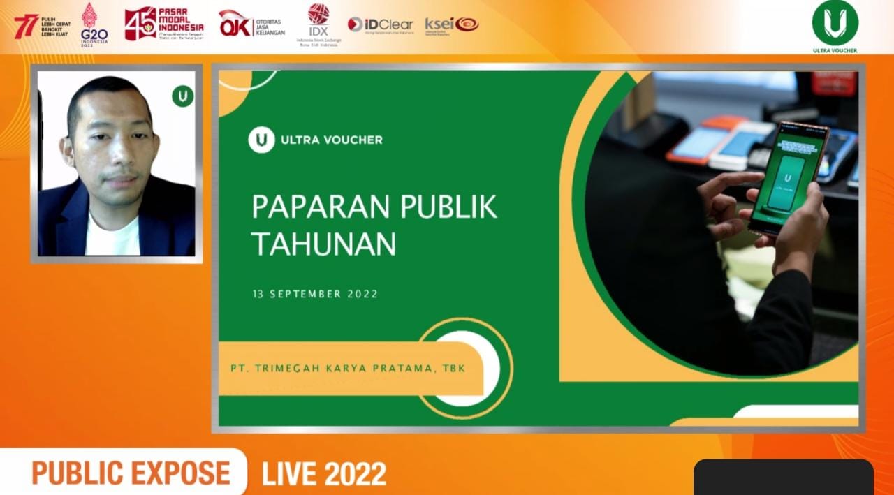 Public Expose Ultra Voucher (UVCR), Selasa (13/9/2022).