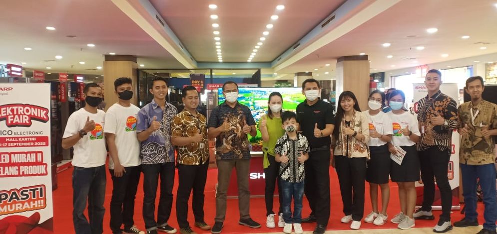 SHARP Indonesia cabang Lampung berkolaborasi dengan Nico Electronic menggelar acara Elektronik Fair.