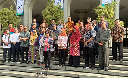 32 Rektor Perguruan Tinggi di Yogyakarta Serukan Pemilu 2024 Berkualitas