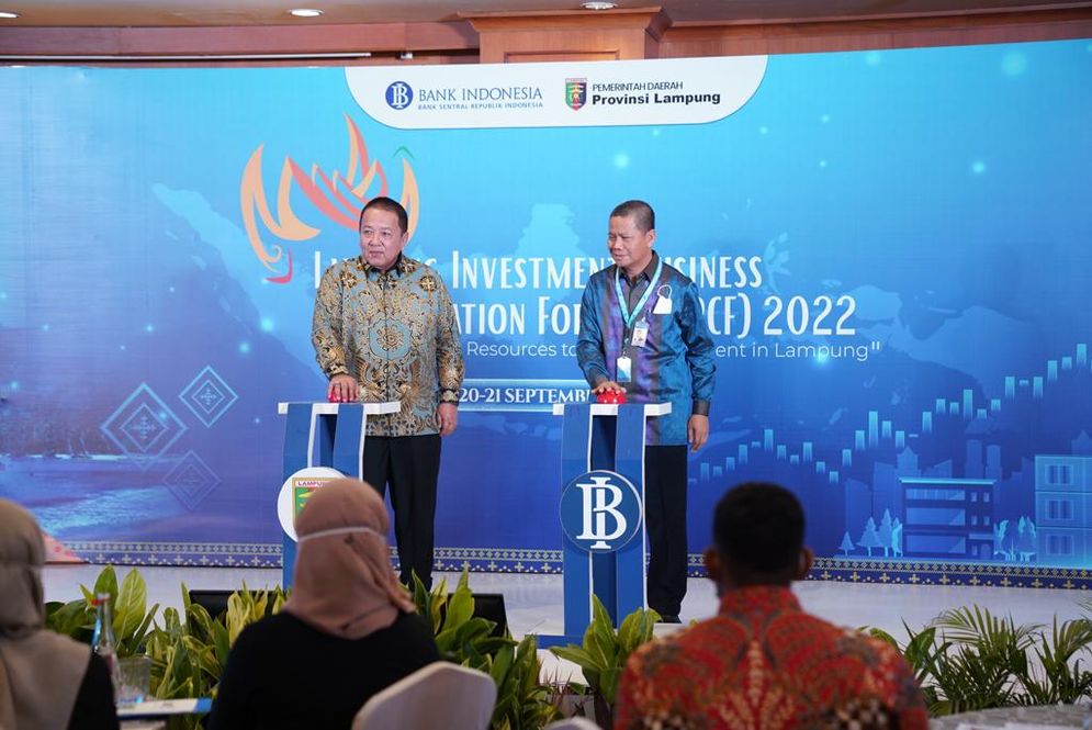 Kantor Perwakilan Bank Indonesia (KPwBI) Provinsi Lampung bersinergi dengan Forum Investasi Lampung (FOILA) menyelenggarakan kegiatan Lampung Investment Business Collaboration Forum (LIBCF) 2022.