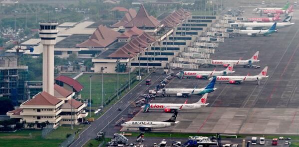 Bandara Internasional Juanda Surabaya yang kembali ramai penerbangan