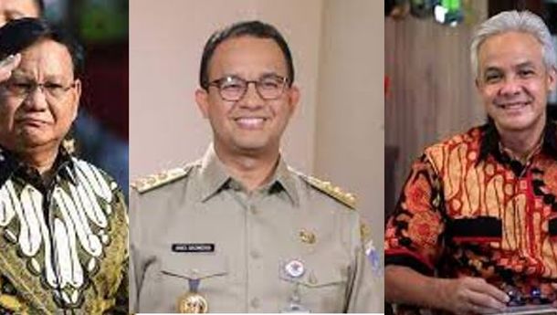 Survei LSJ: Elektabilitas Prabowo, Ganjar dan, Anies, Siapa Lebih Tinggi?