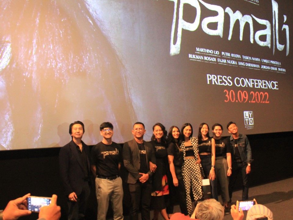 Acara konferensi pers film Pamali.