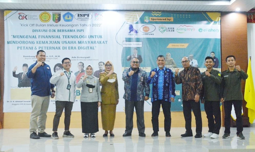 OJK Provinsi Lampung melakukan kegiatan diskusi bersama dengan Perkumpulan Insinyur dan Sarjana Perternakan Indonesia (ISPI).